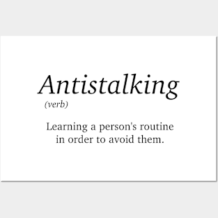 Antistalking Posters and Art